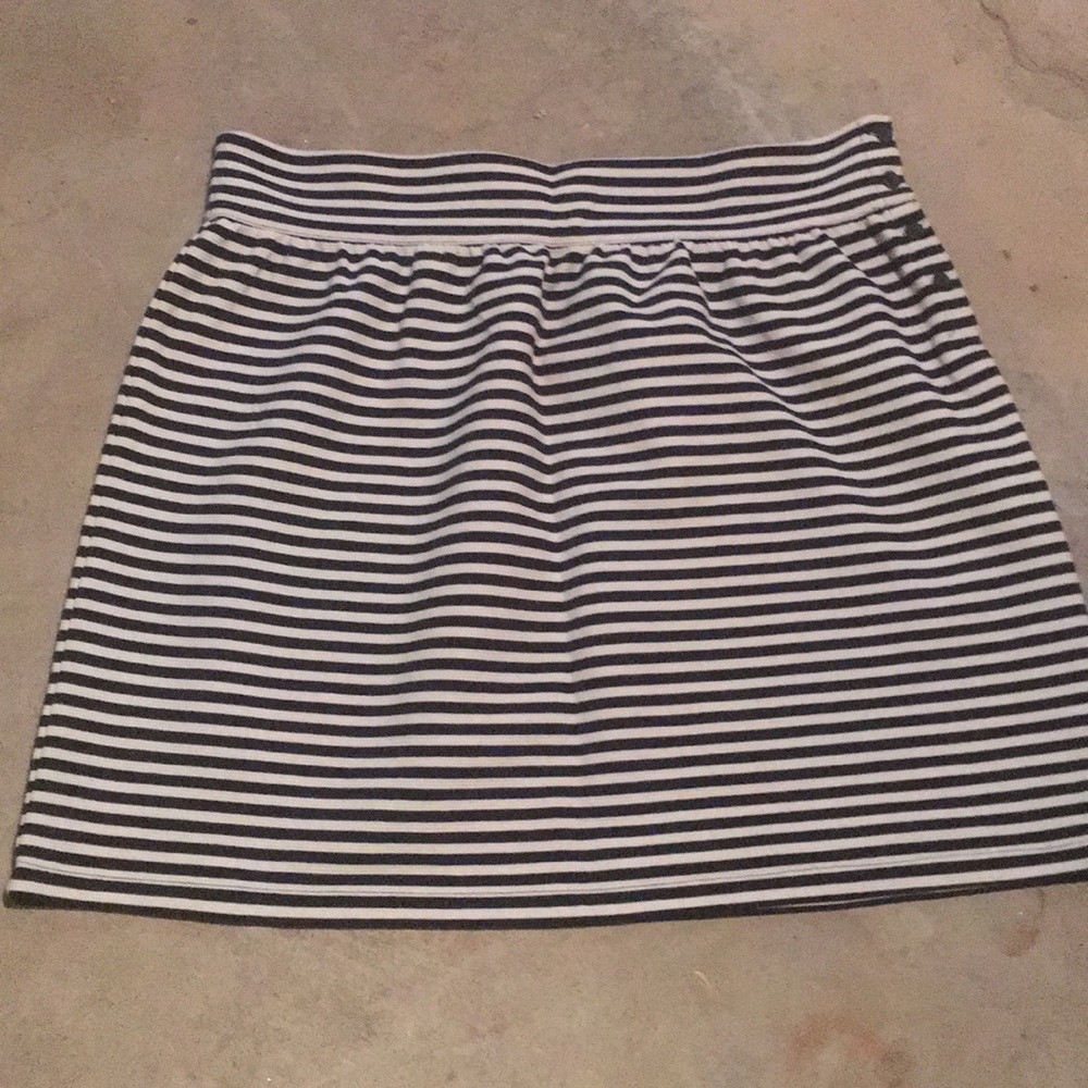Black and White stripe skirt